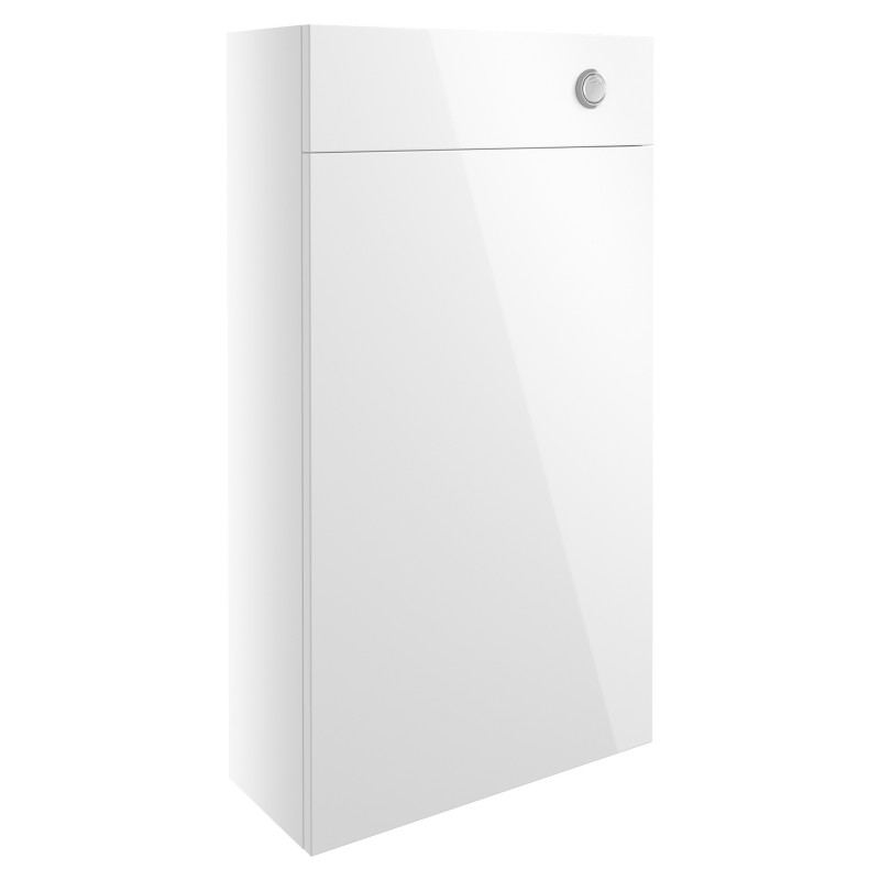 Tokyo 500mm(w) Slim WC Toilet Unit - White Gloss