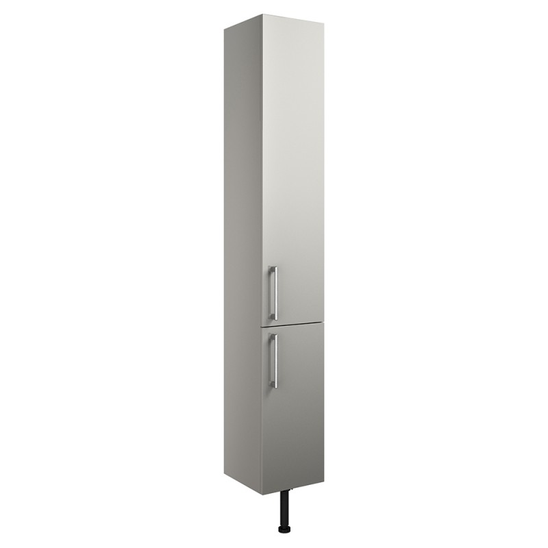 Tokyo 300mm(w) 2 Door Tall Unit - Light Grey Gloss