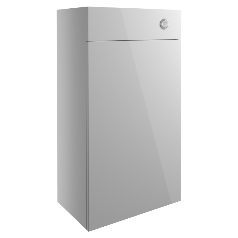 Tokyo 500mm(w) WC Toilet Unit - Light Grey Gloss