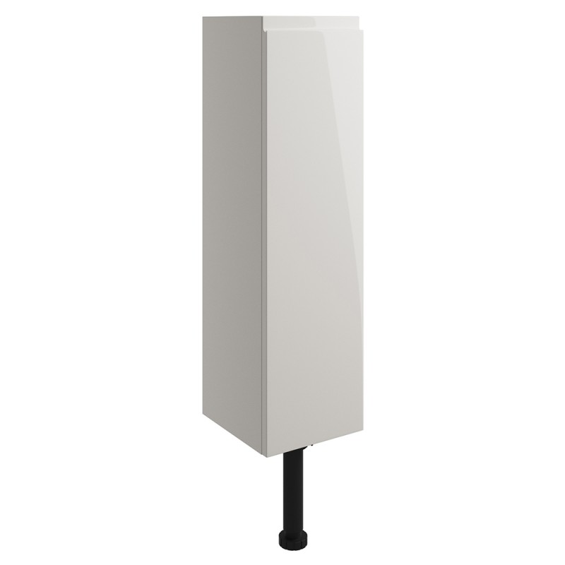 Nagoya 200mm(w) Slim Base Unit - Pearl Grey Gloss