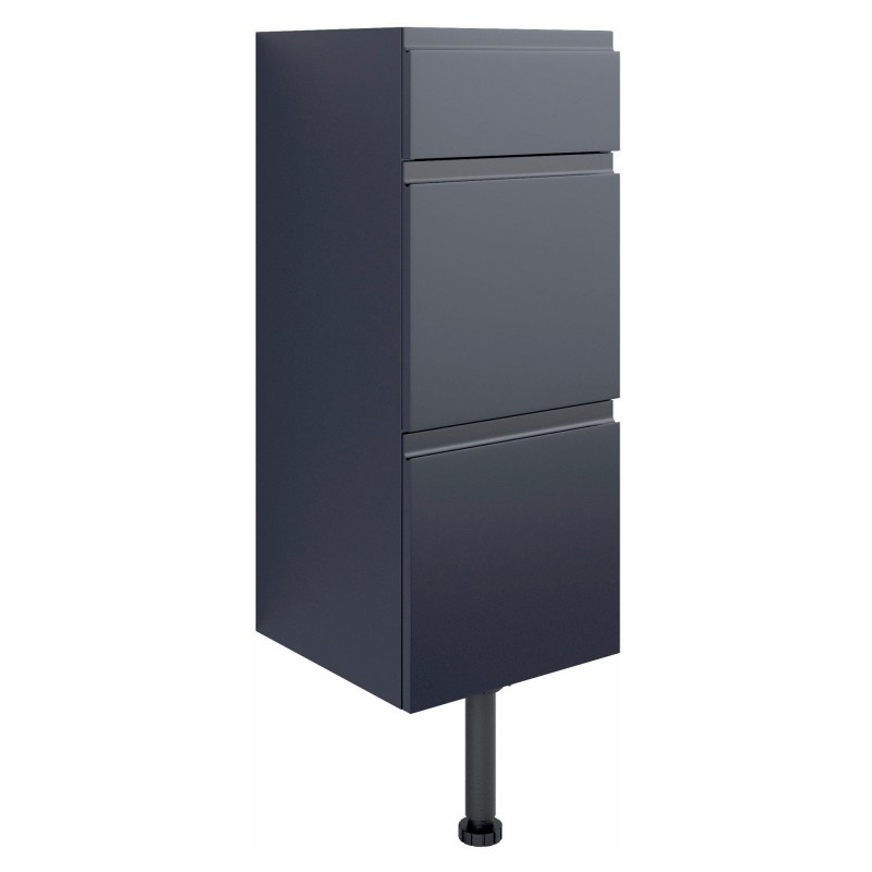 Nagoya 300mm(w) 3 Drawer Unit - Matt Indigo Blue