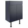 Nagoya 600mm(w) Basin Unit - Matt Indigo Blue