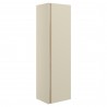 Hiroshi 350mm (W) x 1200mm (H) x 270mm (D) Wall Hung 1 Door Tall Unit - Matt Cotton & Oak Effect