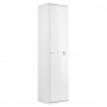 Kyoto 350mm(w) 2 Door Wall Hung Tall Unit - White Gloss