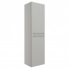 Osaka 454mm(w) Wall Hung 2 Door Tall Unit - Grey Gloss