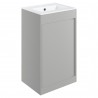 Nara 510mm(w) Floor Standing Unit Inc. Basin - Matt Light Grey