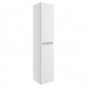 Nagano 300mm(w) 2 Door Wall Hung Tall Unit - White Gloss