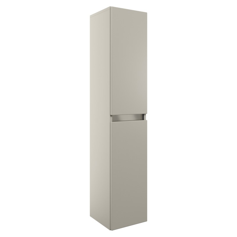 Nagano 300mm(w) 2 Door Wall Hung Tall Unit - Latte