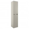 Nagano 300mm(w) 2 Door Wall Hung Tall Unit - Latte