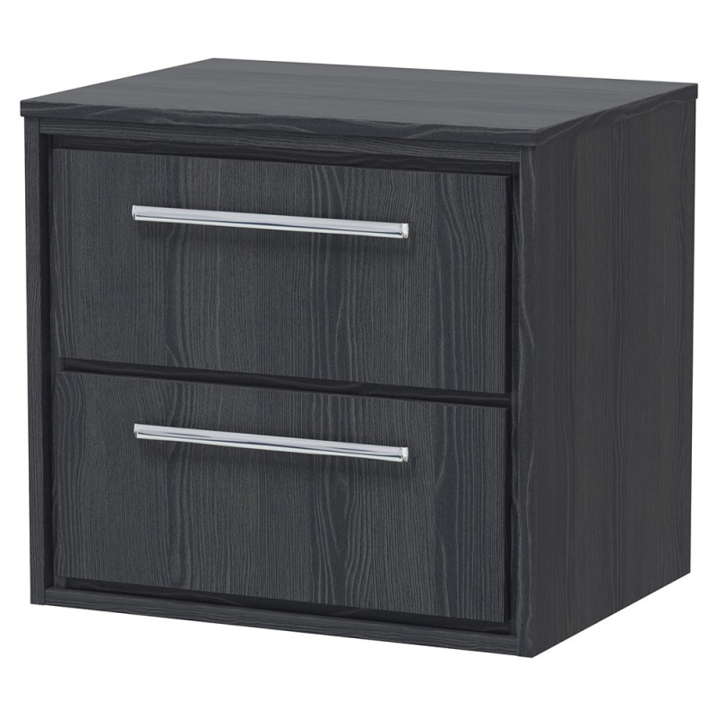 600mm Wall Hung 2-Drawer Vanity with Worktop