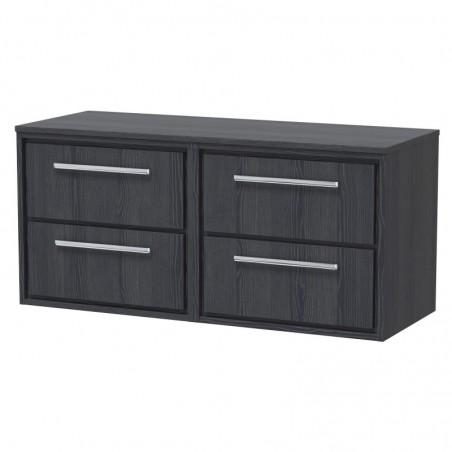 1200mm Wall Hung 4-Drawer Vanity with Worktop