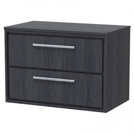 800mm Wall Hung 2-Drawer Vanity with Worktop