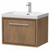 600mm Wall Hung Single Drawer Vanity with Basin - 1 Tap Hole