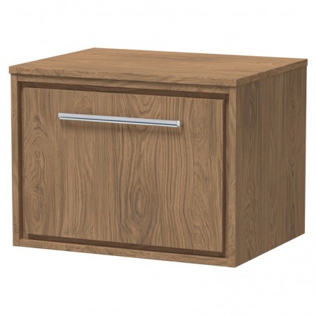 600mm Wall Hung Single Drawer Vanity with Worktop