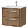 600mm Wall Hung 2-Drawer Vanity with Basin - 1 Tap Hole