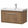 800mm Wall Hung Single Drawer Vanity with Basin - 1 Tap Hole