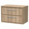 800mm Wall Hung 2-Drawer Vanity with Worktop