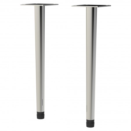 Wall Hung Vanity Decorative Leg Set - Chrome