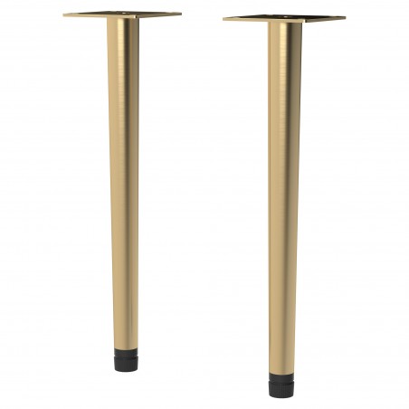 Wall Hung Vanity Decorative Leg Set - Brushed Brass