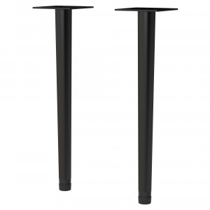 Wall Hung Vanity Decorative Leg Set - Matt Black