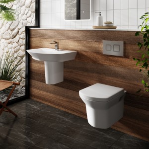 "Maya" 355mm (W) X 400mm (H) x 525mm (d) Wall Hung Toilet (Includes Soft Close Seat)