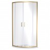 Brushed Brass Rene Quadrant Shower Enclosures