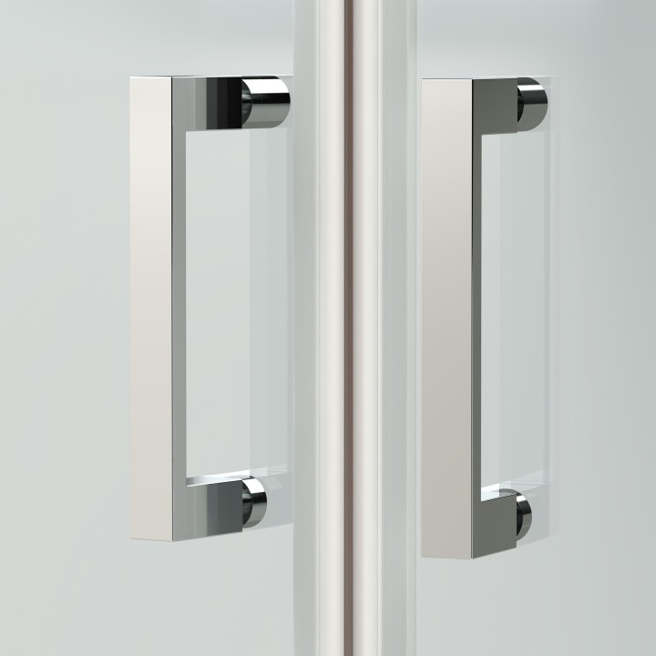 Chrome Rene 6mm Corner Entry Shower Enclosures - 2 Sizes