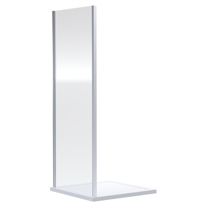 700mm to 1000mm (w) Rene Chrome 6mm Side Panels for Shower Enclosures - 5 Sizes