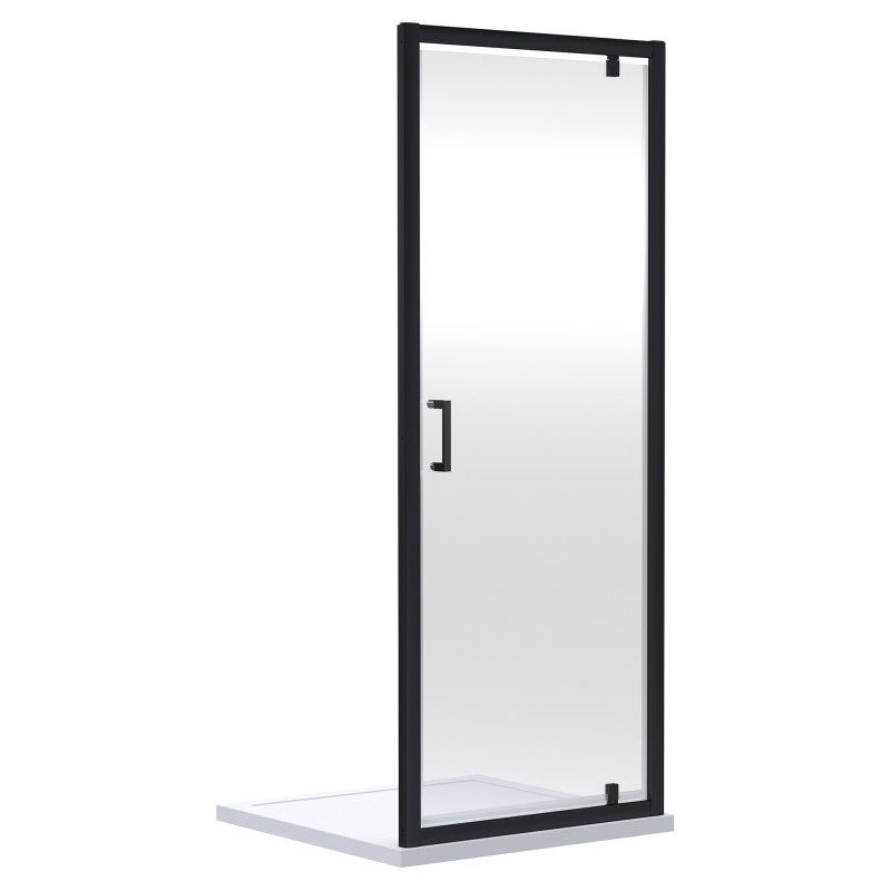 Matt Black Rene Pivot Shower Doors