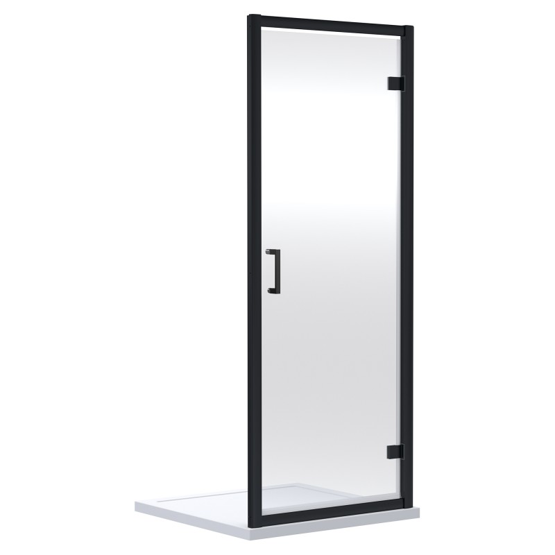 Matt Black Rene Hinged Shower Doors