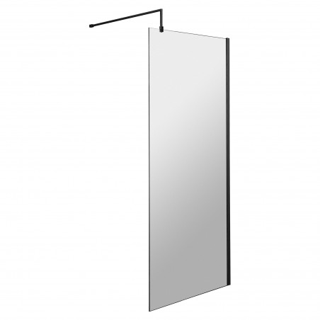 700mm Wetroom Shower Screen With Support Bar