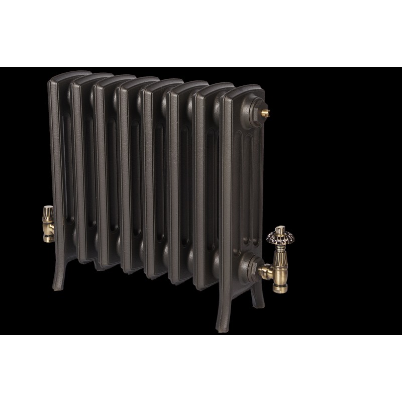 The "Mayfair" 4 Column 475mm (H) Traditional Victorian Cast Iron Radiator - Natural Cast