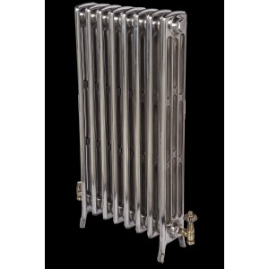 The "Mayfair" 4 Column 960mm (H) Traditional Victorian Cast Iron Radiator - Polished