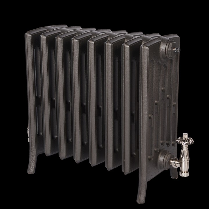 The "Mayfair" 6 Column 485mm (H) Traditional Victorian Cast Iron Radiator - Natural Cast