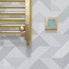 "NOVA" Brass Electric Heating Elements (150W to 800W) & Brass Wall Controller - Insitu