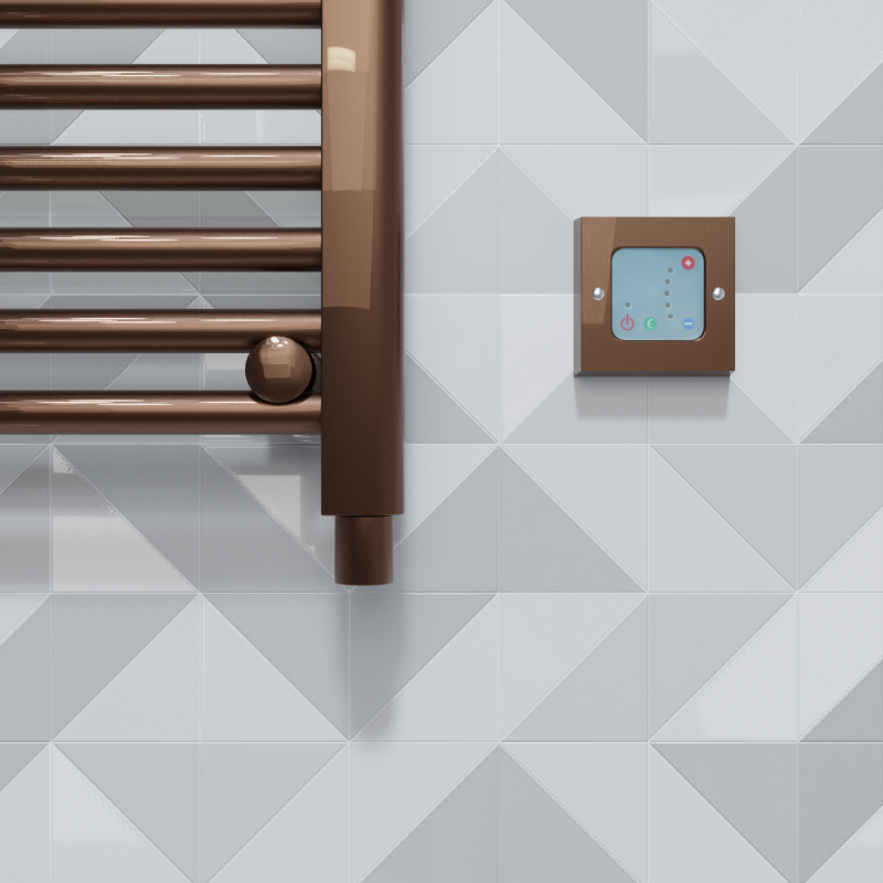 "NOVA" Bronze Electric Heating Elements (150W to 800W) & Bronze Wall Controller - Insitu