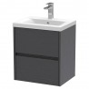 Havana 500mm Wall Hung Double Drawer Vanity Units