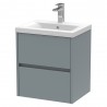 Havana 500mm Wall Hung Double Drawer Vanity Units