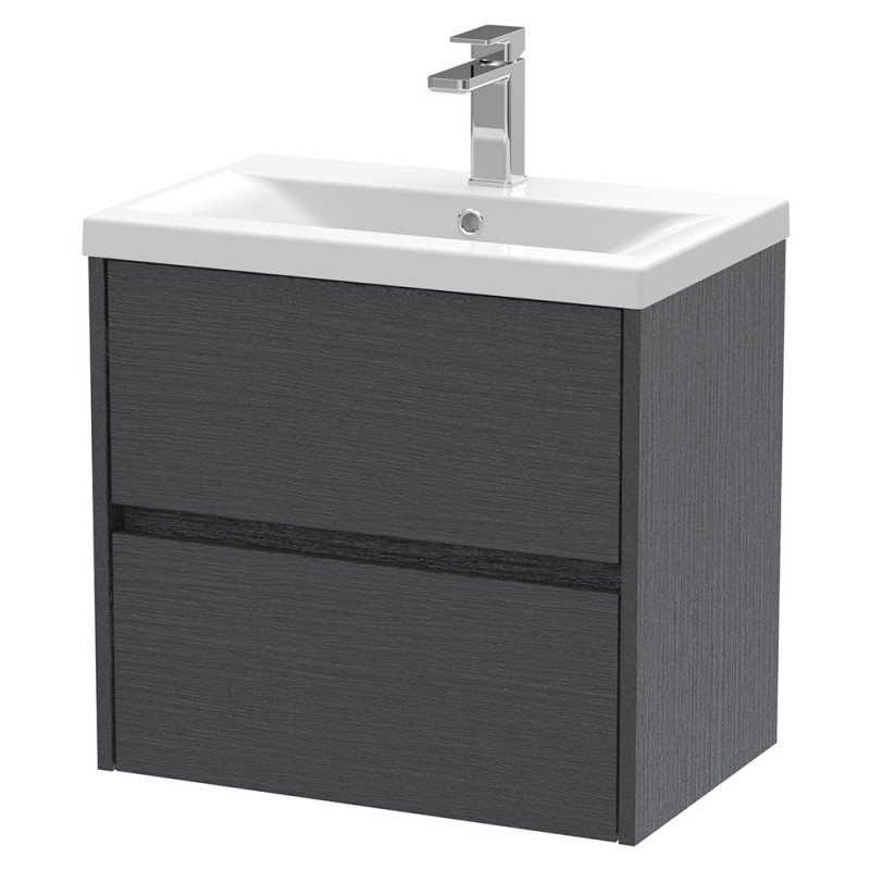 Havana 600mm Wall Hung Double Drawer Vanity Units