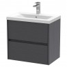 Havana 600mm Wall Hung Double Drawer Vanity Units