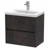 Havana 600mm Wall Hung Double Drawer Vanity Units