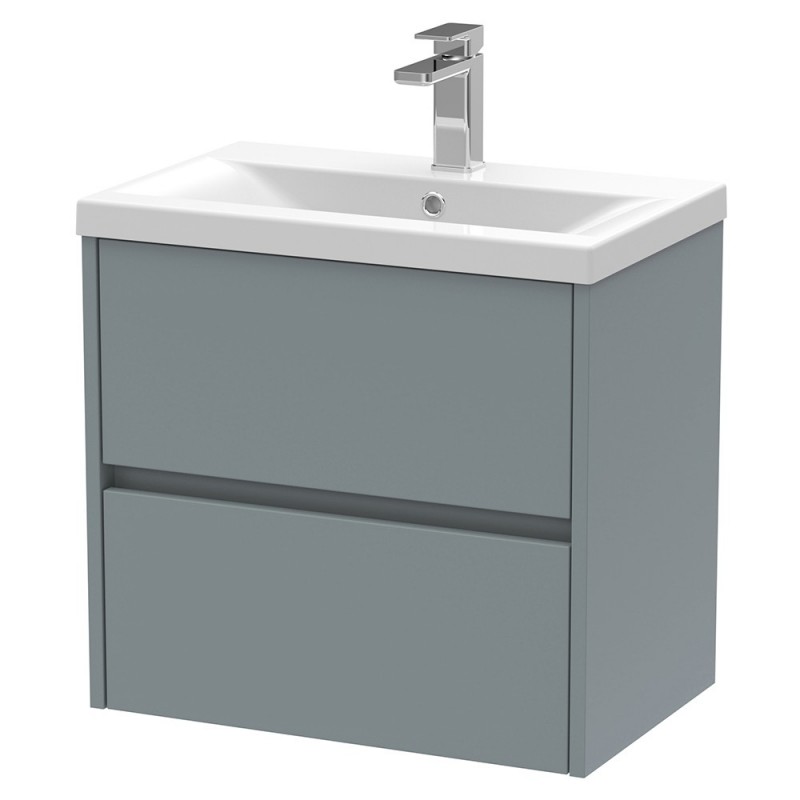 Havana 600mm Wall Hung Double Drawer Vanity Units