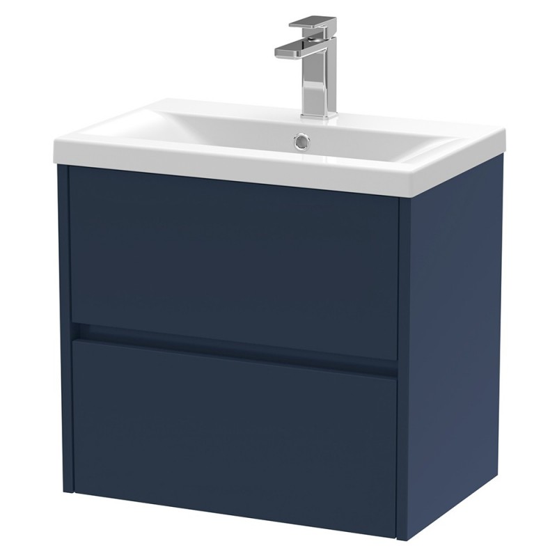 Havana 600mm Wall Hung Double Drawer Vanity Units