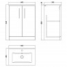 Arno 600mm Freestanding Cupboard Vanity Units