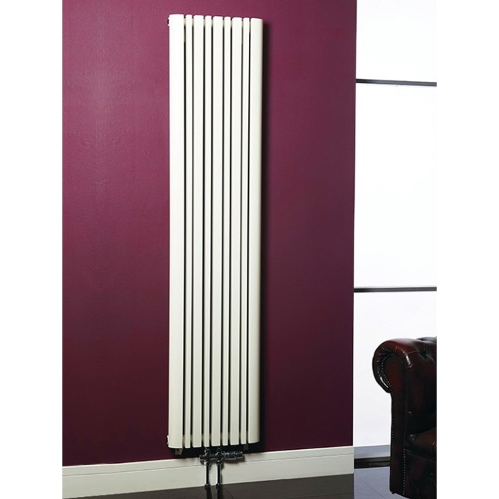 Straight Underside Euro Connection Chrome Thermostatic Valves for Radiators & Towel Rails (Pair)