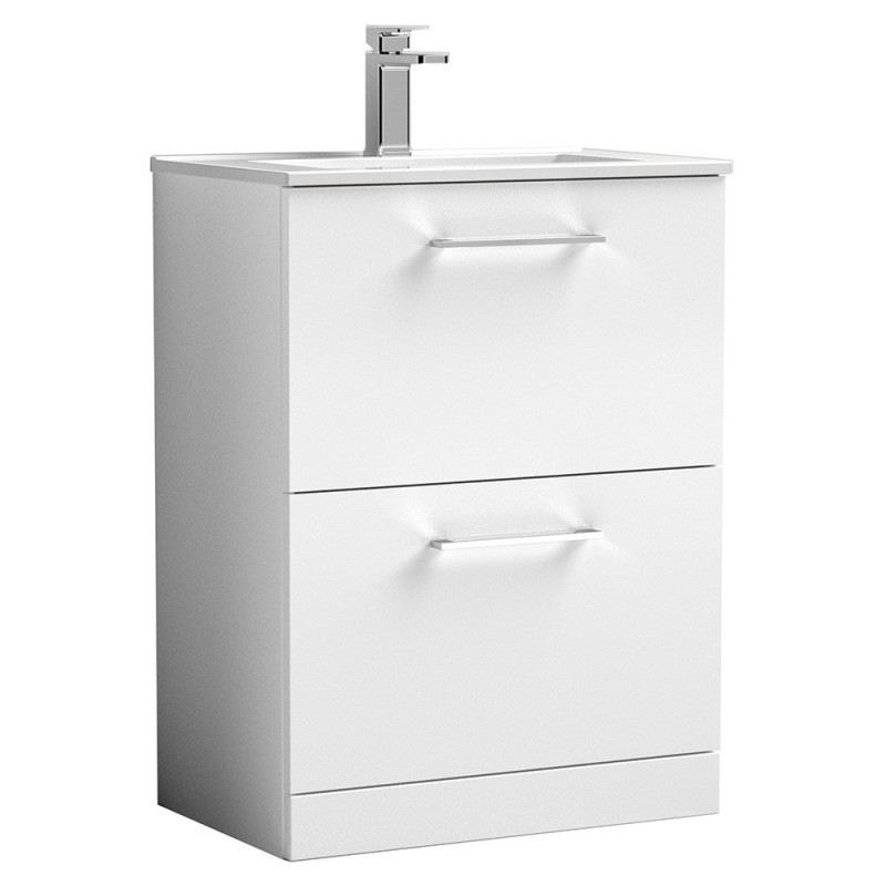 Arno 600mm Freestanding Double Drawer Vanity Units