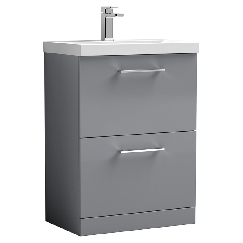 Arno 600mm Freestanding Double Drawer Vanity Units