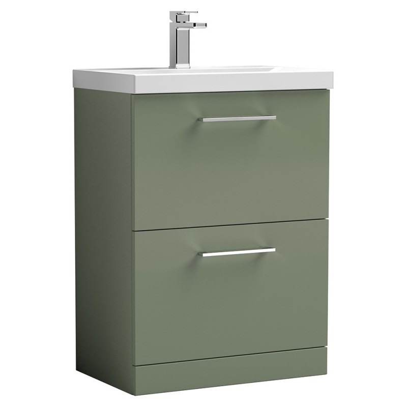 Arno 600mm Freestanding Double Drawer Vanity Units