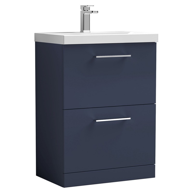 Arno 600mm Freestanding Double Drawer Vanity Units