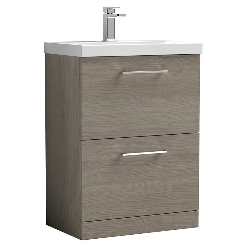 Arno 600mm Freestanding Double Drawer Vanity Units